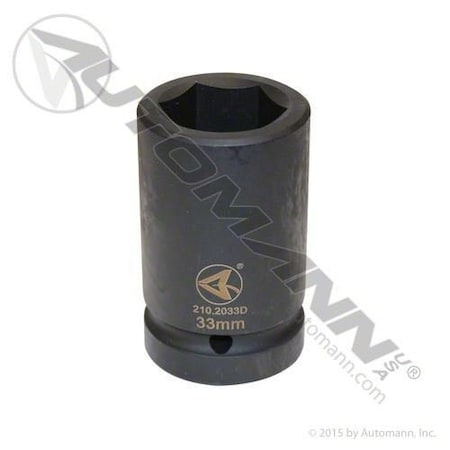 Automann Socket, Deep Impact 33Mm Dr 1 In. 210.2033D
